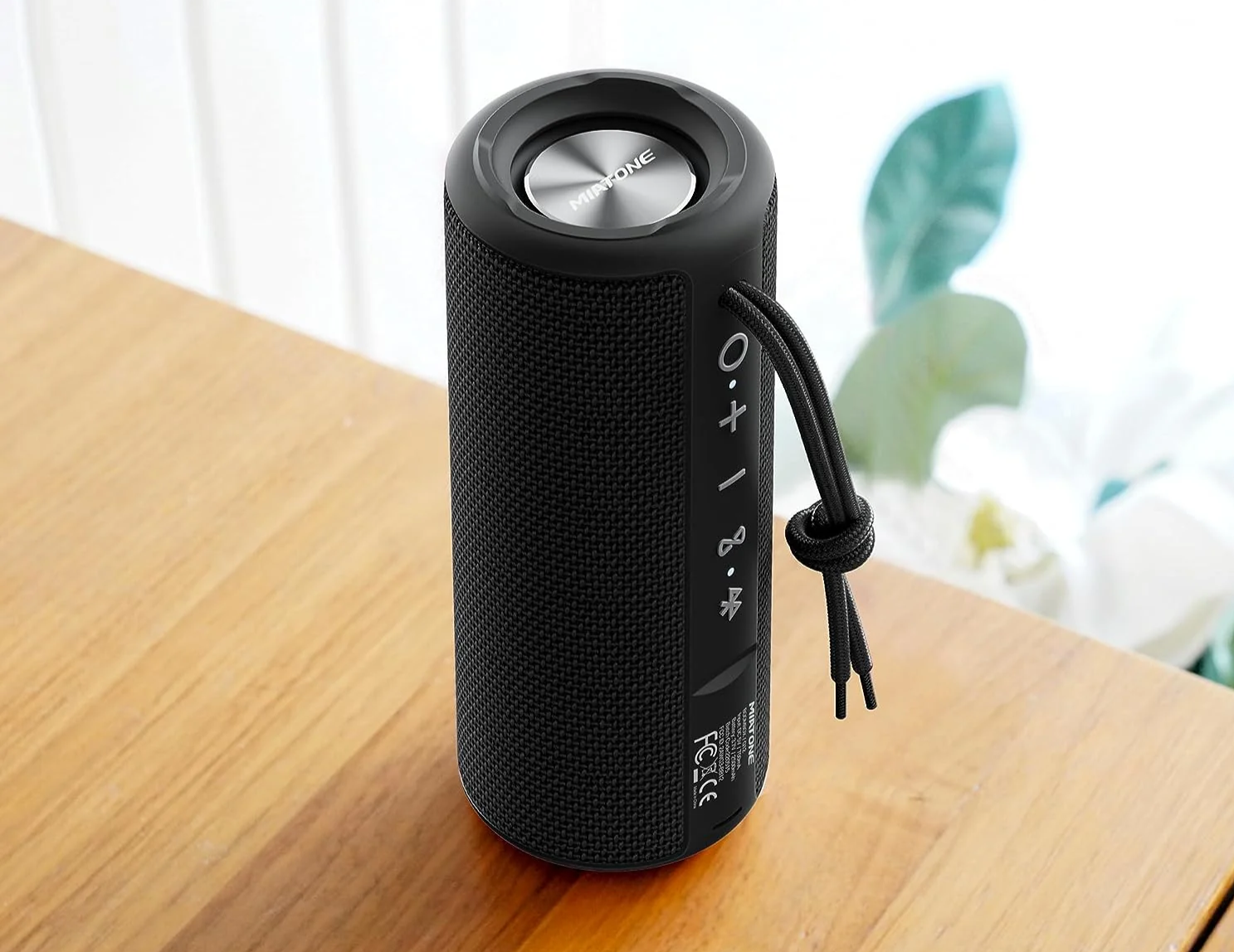 Portable Waterproof Bluetooth Speaker (Black)