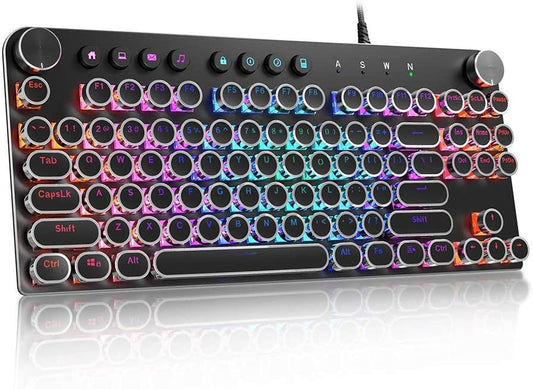 87 Keys Brown Switch RGB Mechanical Keyboard 